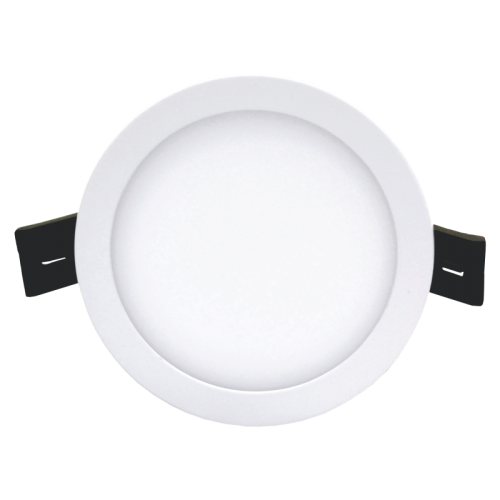 8W round, recessed LED panel SPLIT